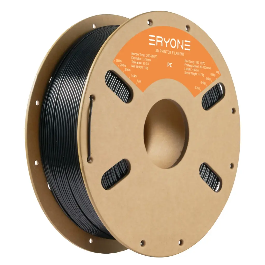 Eryone Polycarbonate PC 3D Printer filament (Black)