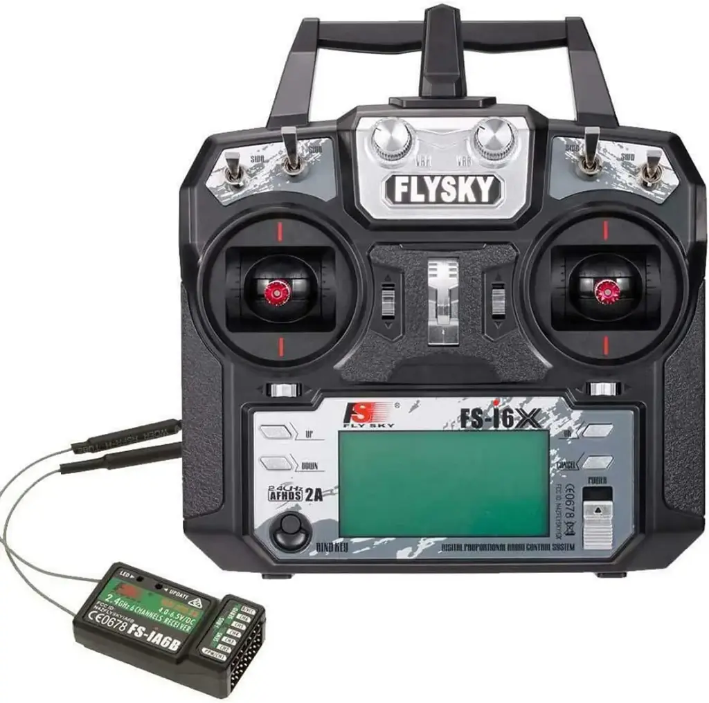 Flysky FS-i6X 10CH Transmitter 2.4GHz AFHDS 2A RC Transmitter With FS-iA10B i-Bus Receiver