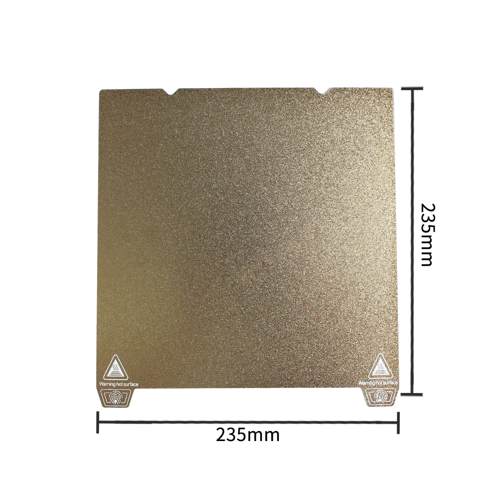 [DBS-235k1] Creality K1, K1C, KE, SE, V3 Double Side PEI Plate 235*235mm - Without Soft Magnet (Double Sided PEI Textured)