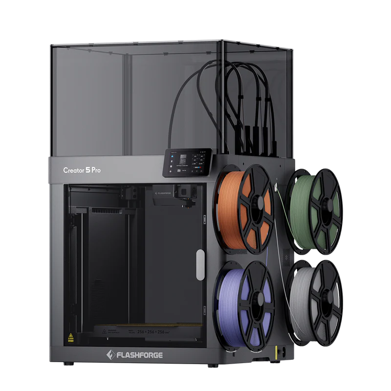 Flashforge Creator 5 Pro | Enclosed Multi-Color 3D Printer