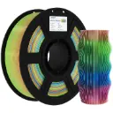 Silk Rainbow PLA Filament - JAMG HE