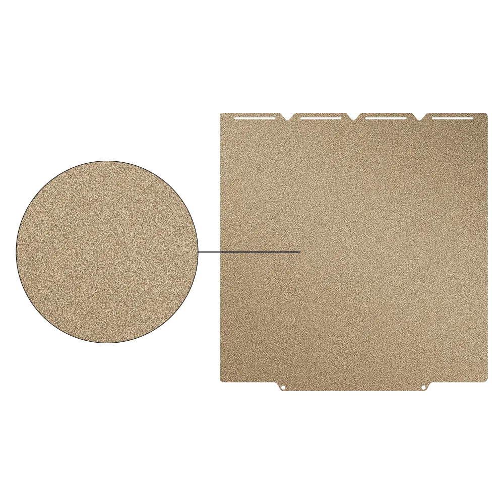 270*270mm Double Sided Gold Textured PEI Spring Steel Build Plate for Snapmaker U1 3D Printer Hot Bed Replacement