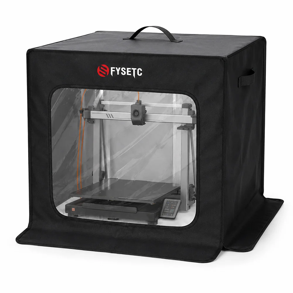 Dust Cover for Anycubic Kobra 3 Max 3D Printer Enclosure Waterproof Fireproof Oxford Cloth with Silver Lining Viewing Window