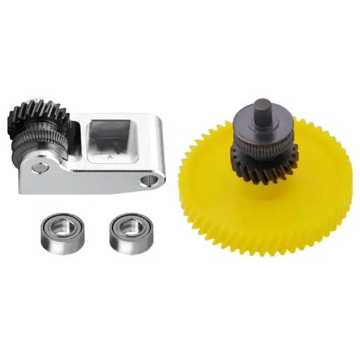 Hardened Steel Extruder Gear Assembly for Bambu Lab P1P, P1S, X1C,X1E