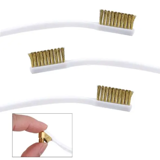 Copper Wire Toothbrush For 3D Printer Nozzle Cleaner