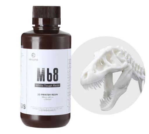 Resione M68 White Tough ABS Like Non-yellowing 3D Printer Resin (1kg)